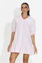 Rochie dama tip camasa scurta roz Dolima Bogas