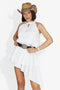 Rochie scurta dama alba Maldivia Bogas