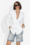 Sacou dama elegant alb Pikata Bogas