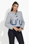 Elegant blue Rinadi Bogas ladies blazer