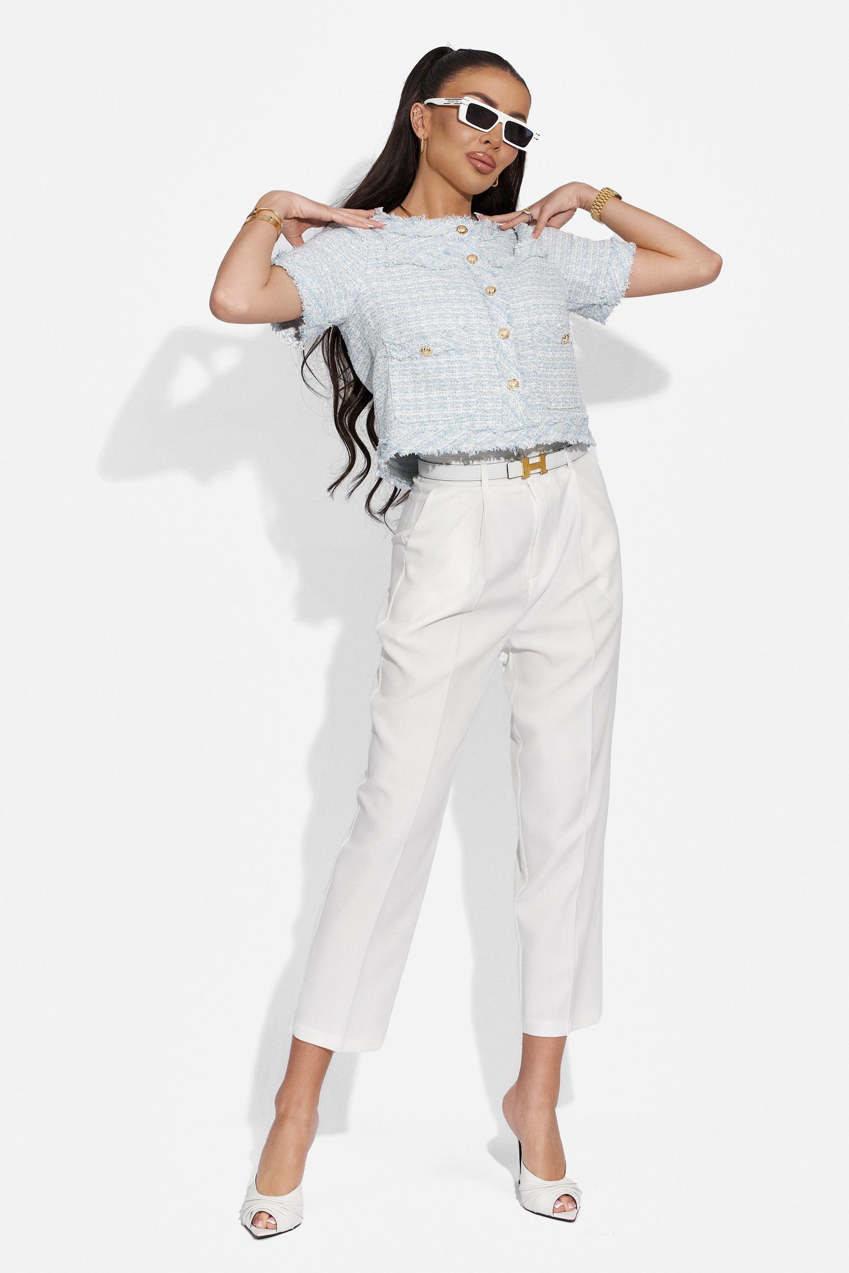 Sacou dama elegant bleu Unablety Bogas