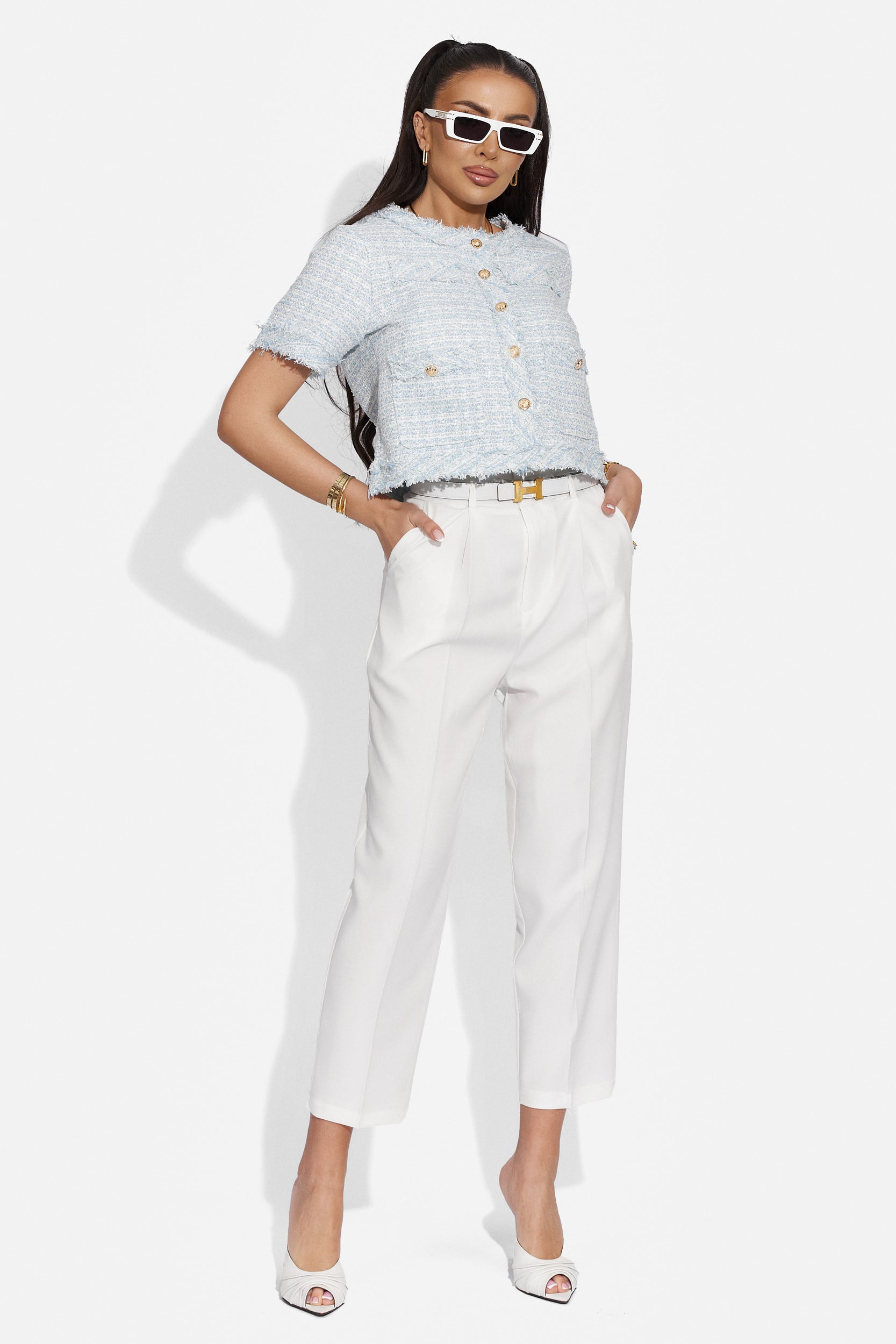 Sacou dama elegant bleu Unablety Bogas