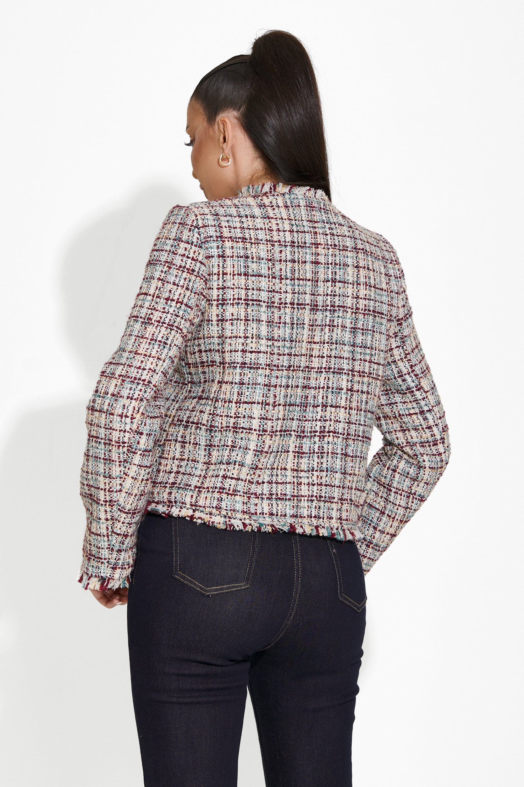 Sacou dama elegant crem Reshima Bogas
