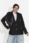 Sacou dama elegant negru Amaranda Bogas