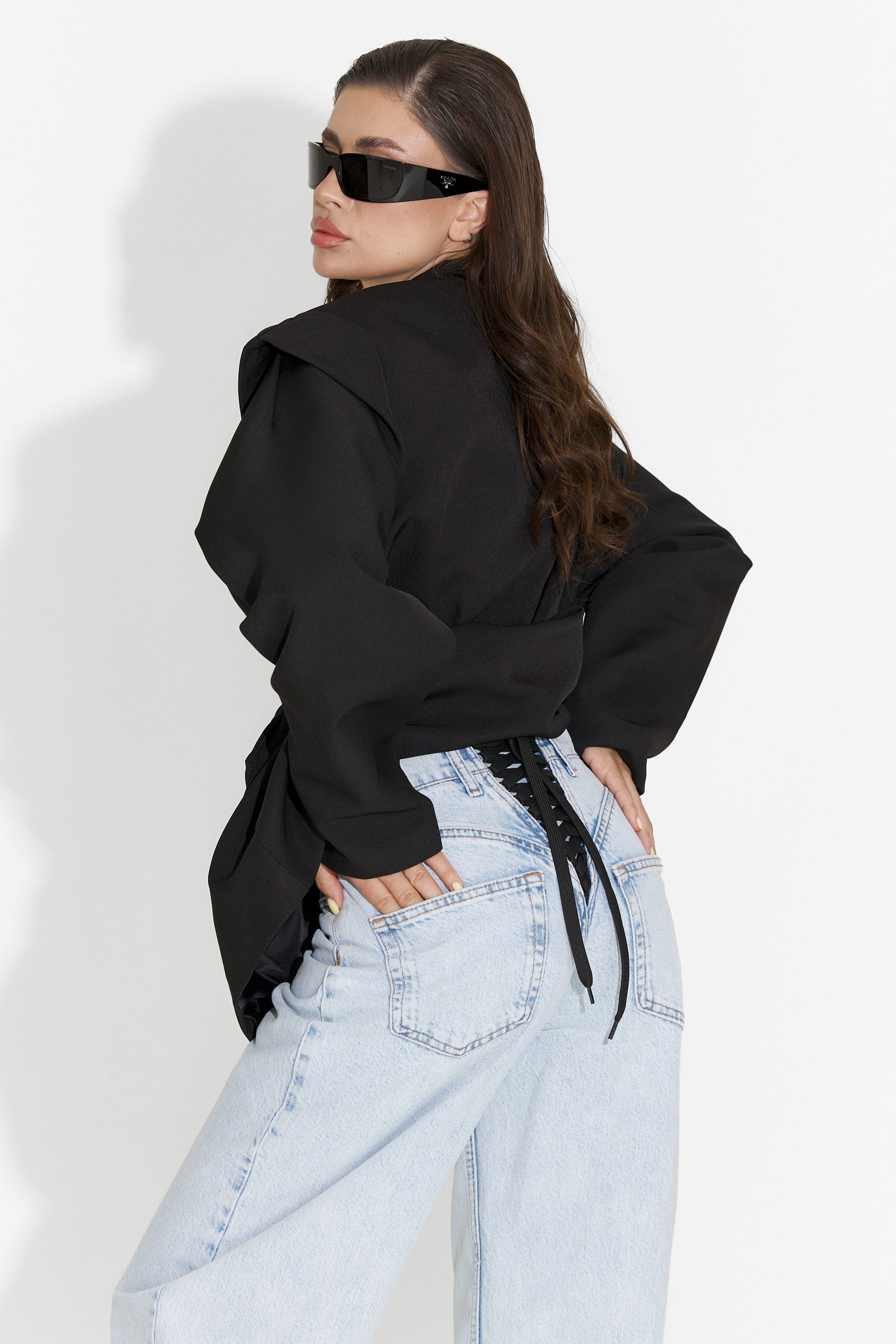 Sacou dama elegant negru Ariah Bogas