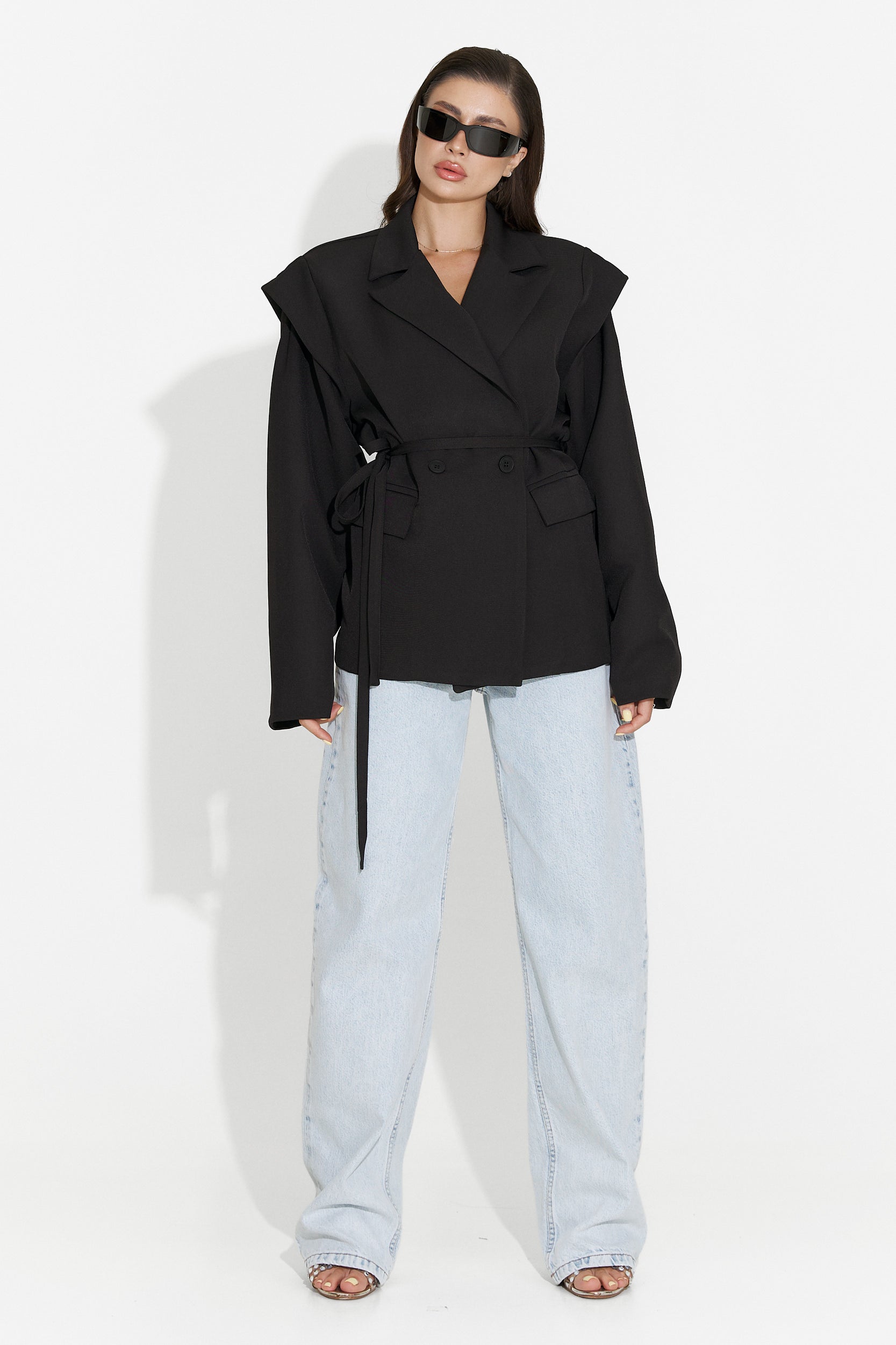 Sacou dama elegant negru Ariah Bogas