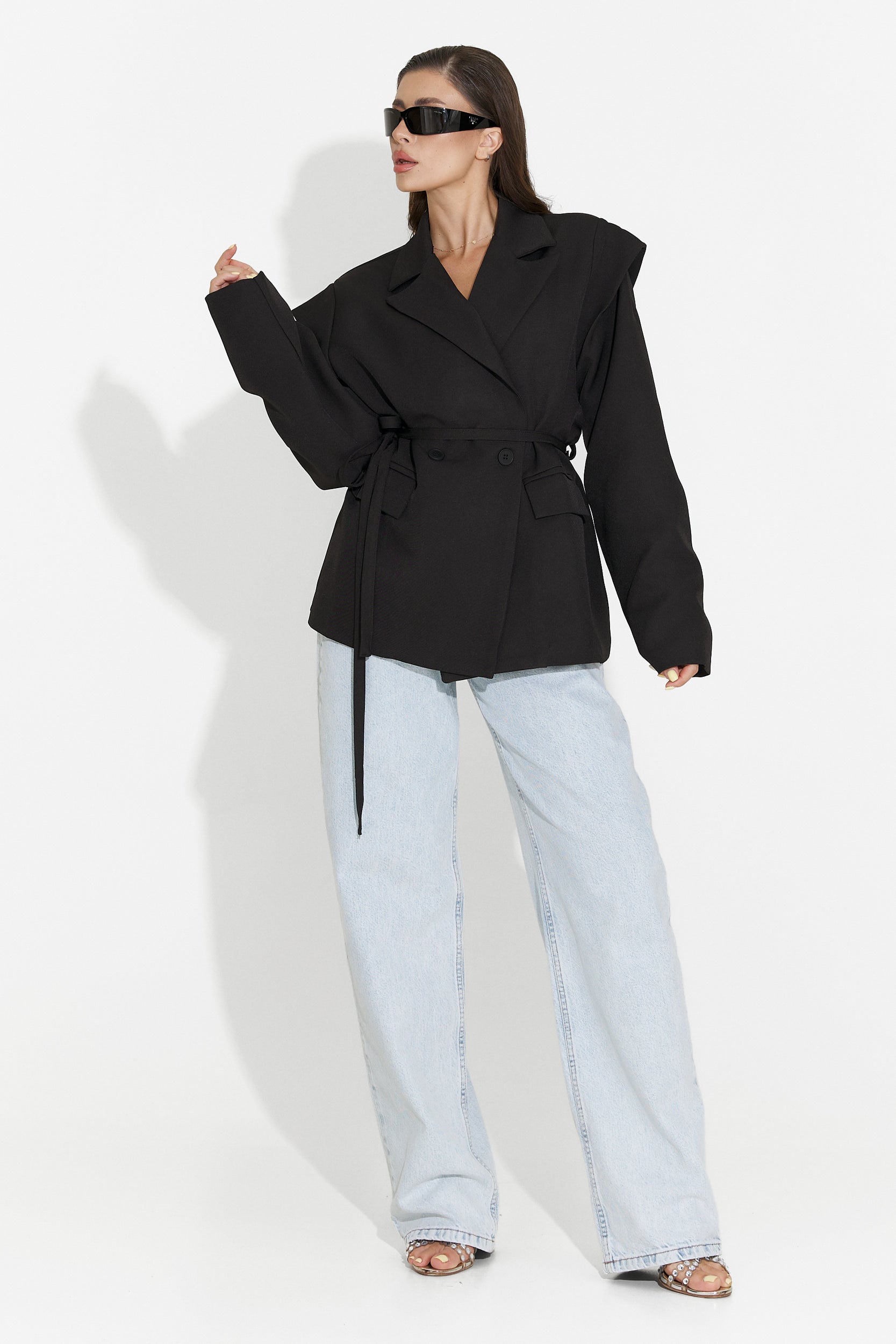 Sacou dama elegant negru Ariah Bogas