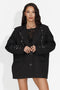 Sacou dama elegant negru Esinty Bogas