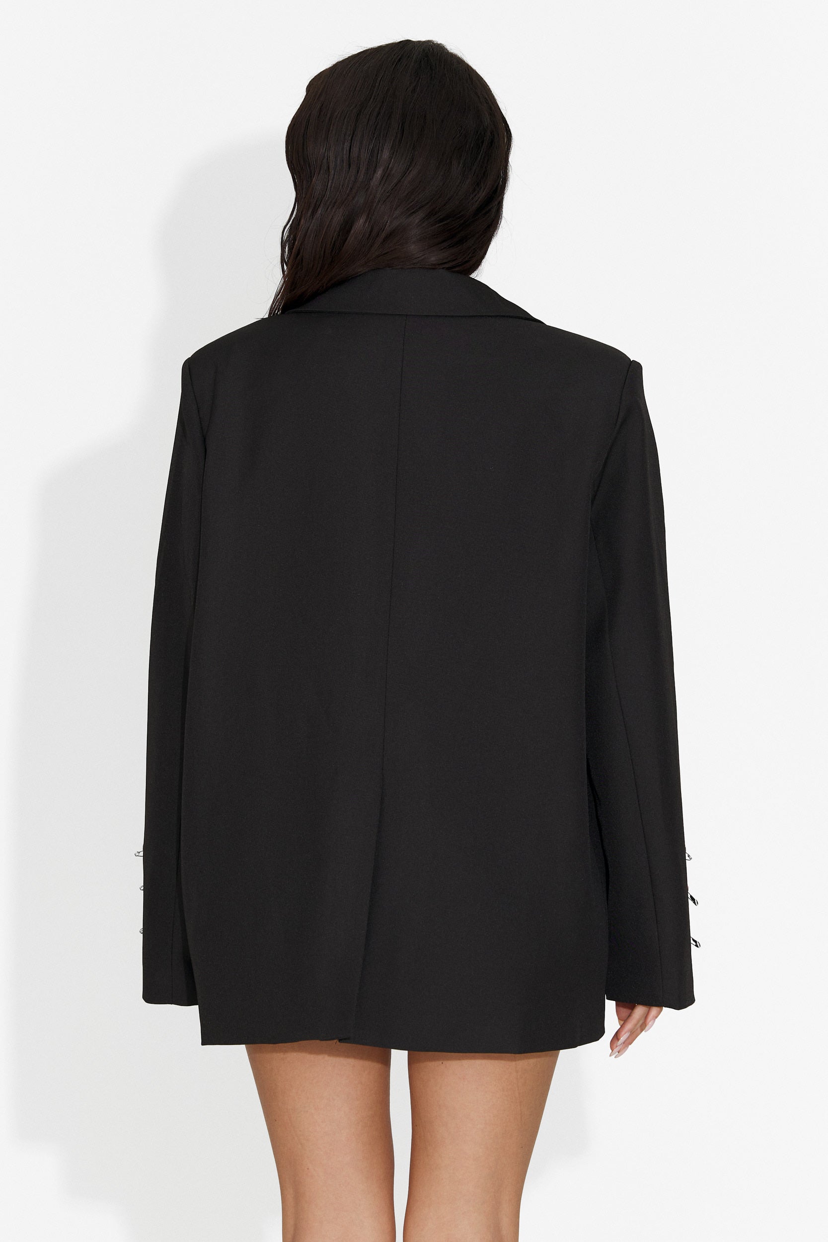 Sacou dama elegant negru Esinty Bogas