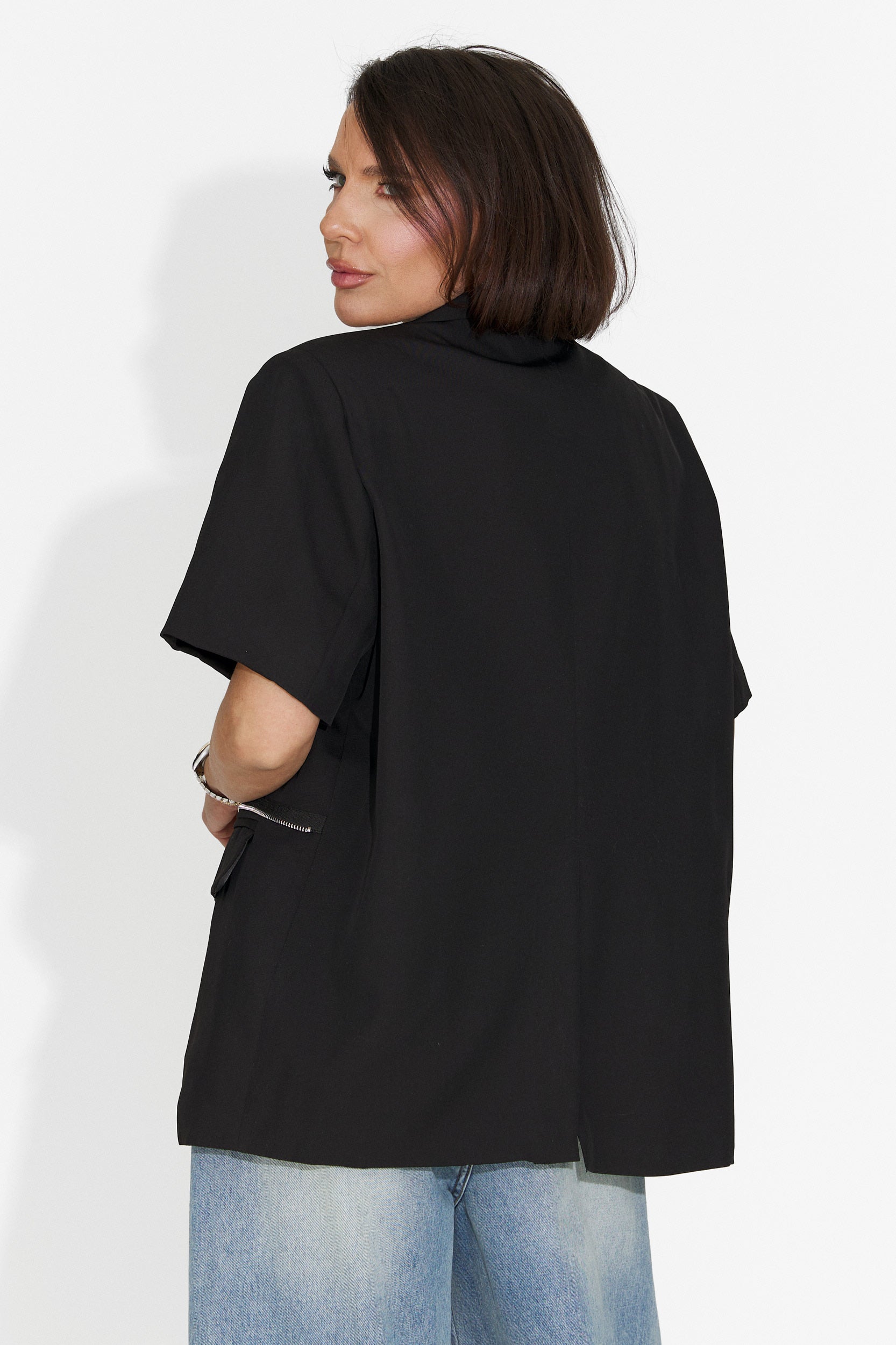 Sacou dama elegant negru Gate Bogas