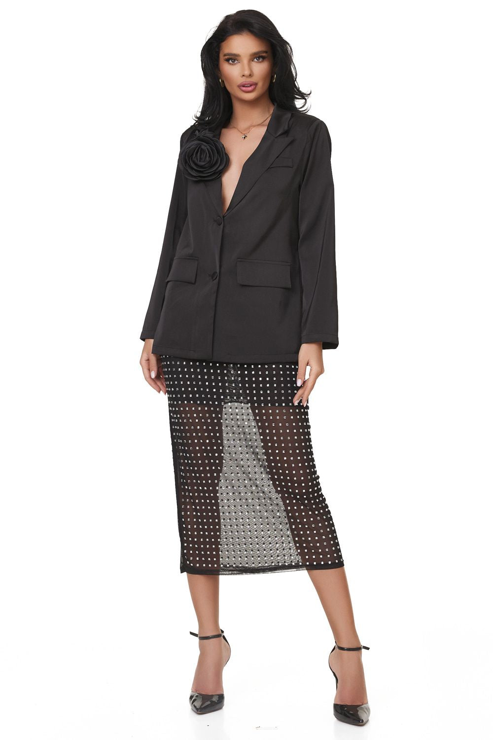 Elegant black ladies jacket Heidy Bogas