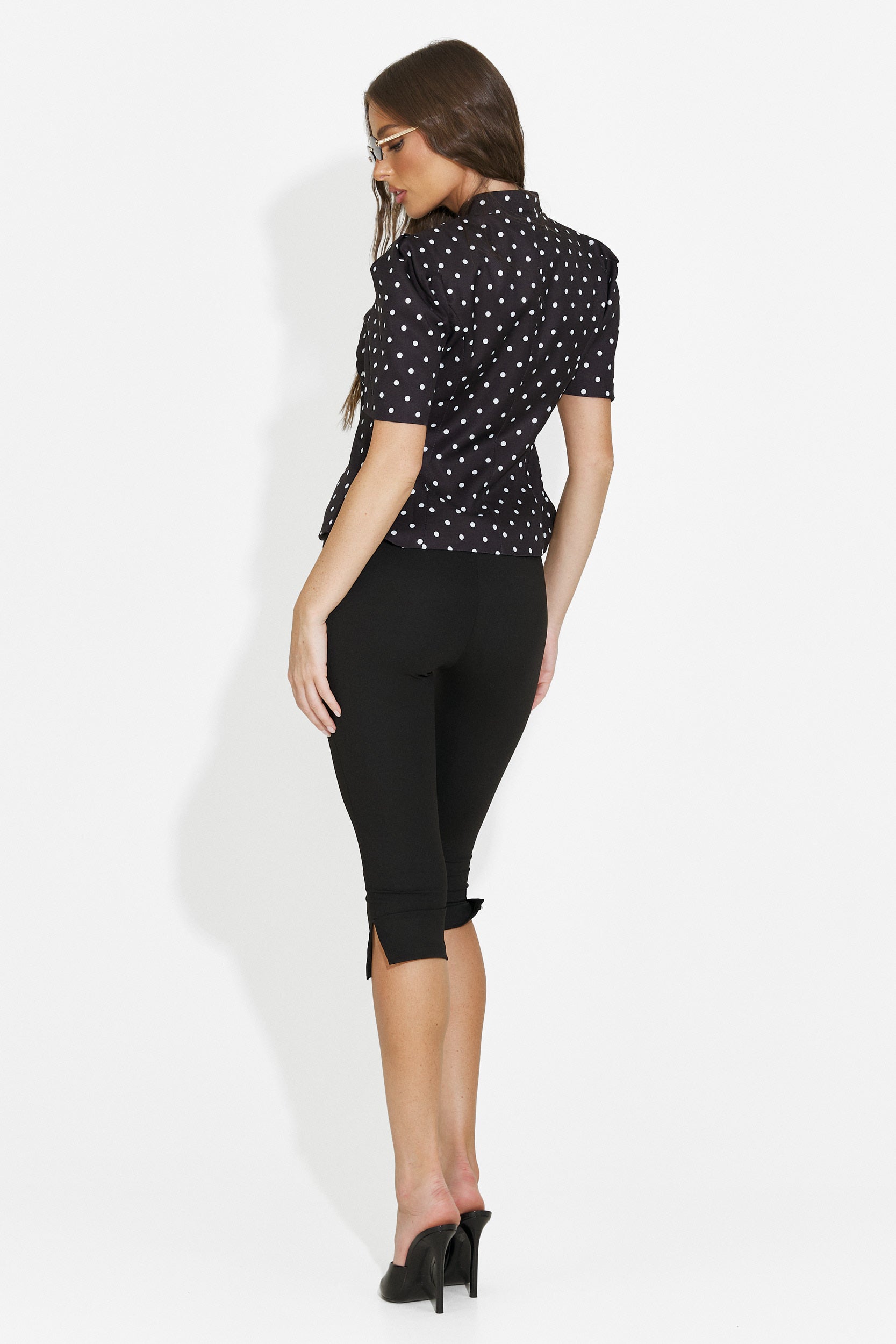 Sacou dama elegant negru Jaylena Bogas