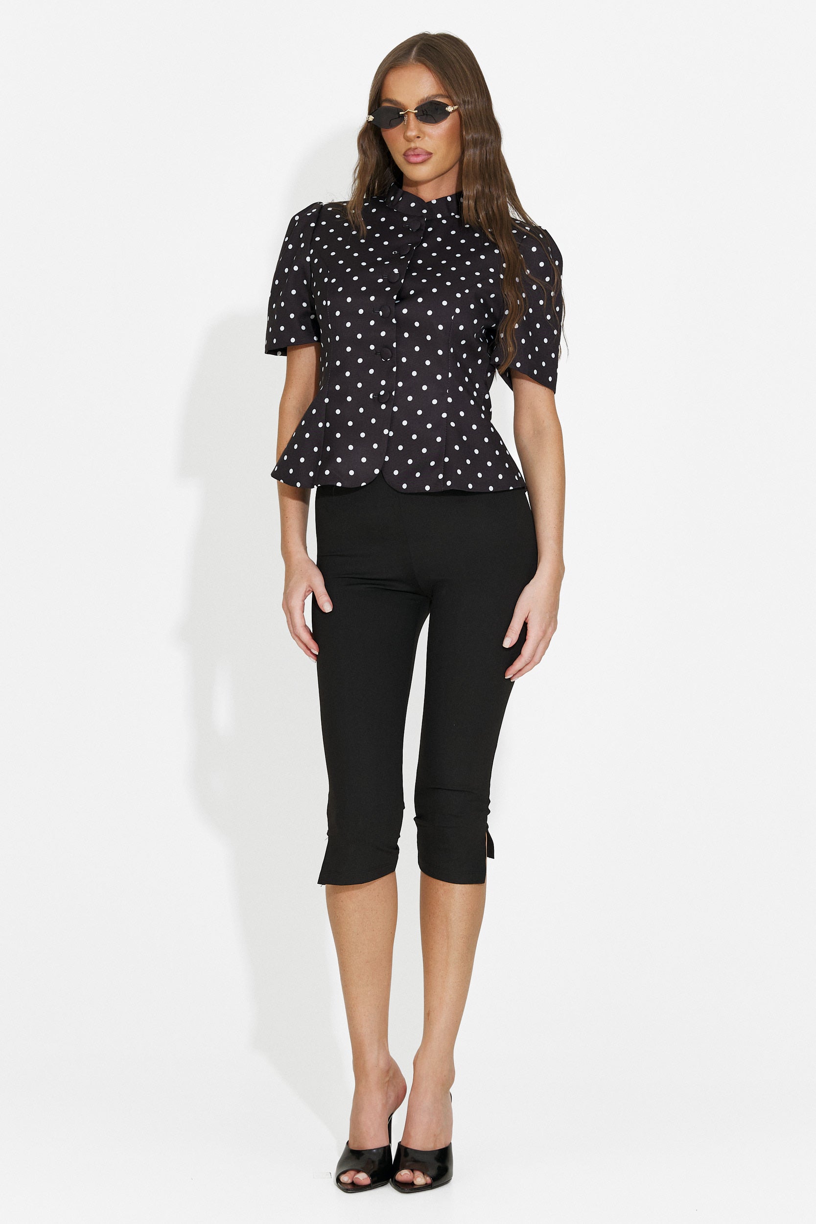Sacou dama elegant negru Jaylena Bogas