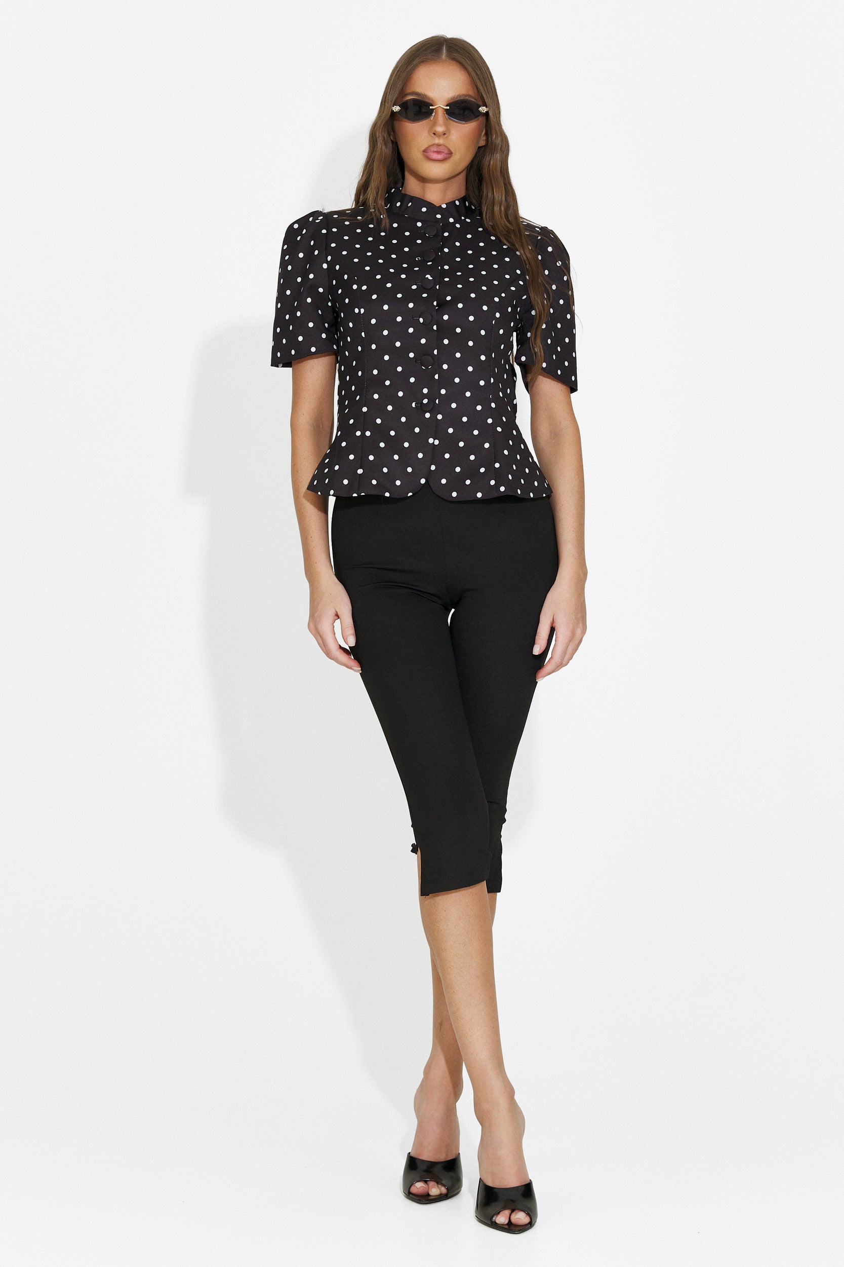 Sacou dama elegant negru Jaylena Bogas