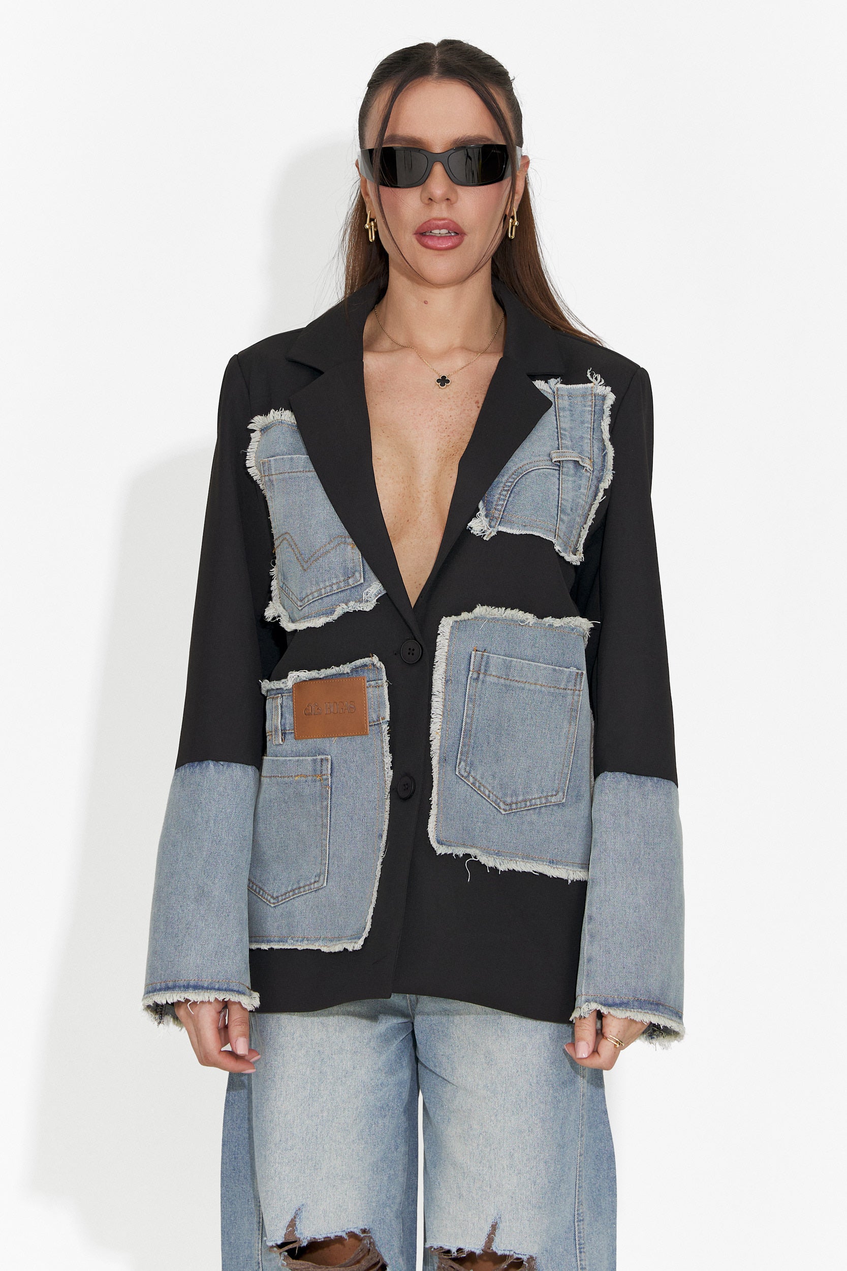 Sacou dama elegant negru Rafaelia Bogas