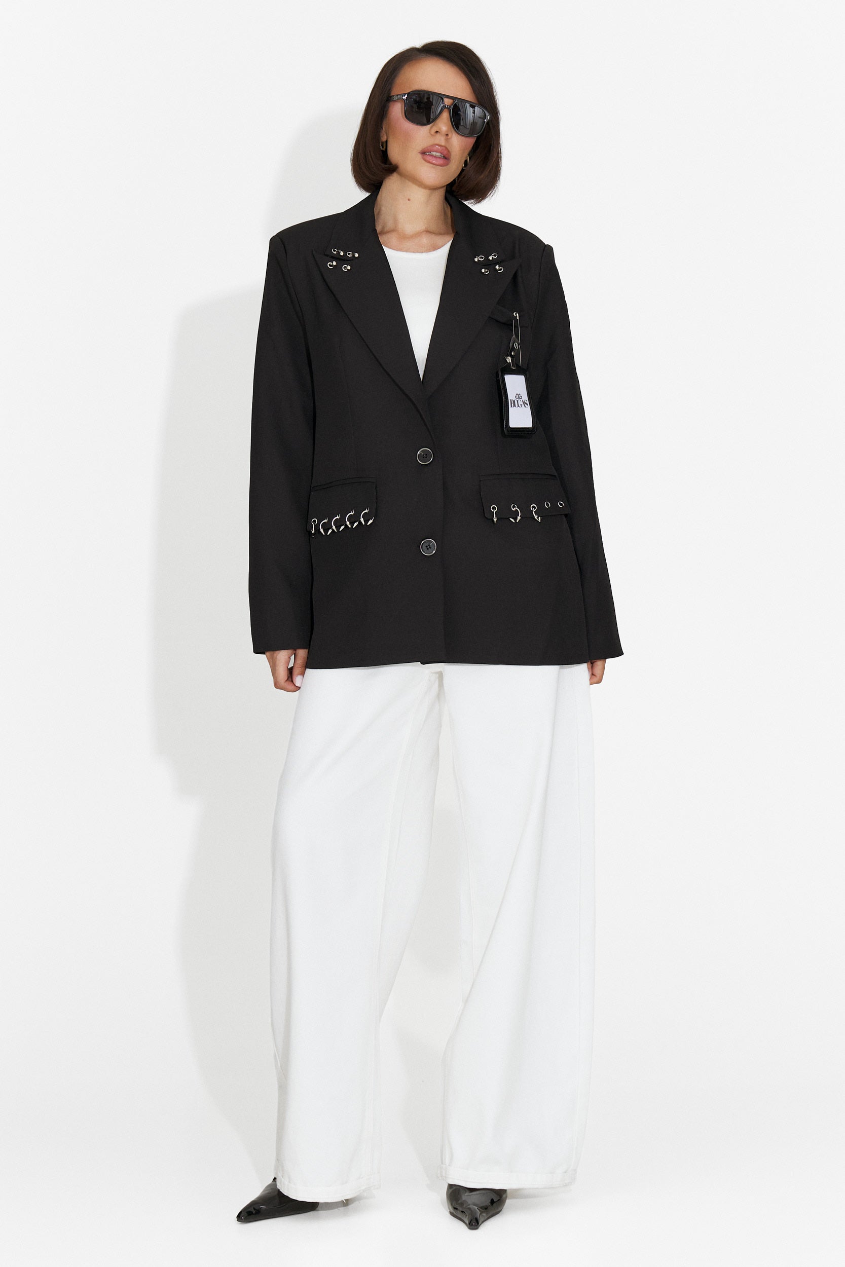 Sacou dama elegant negru Vices Bogas