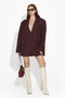 Elegant burgundy ladies blazer Damira Bogas