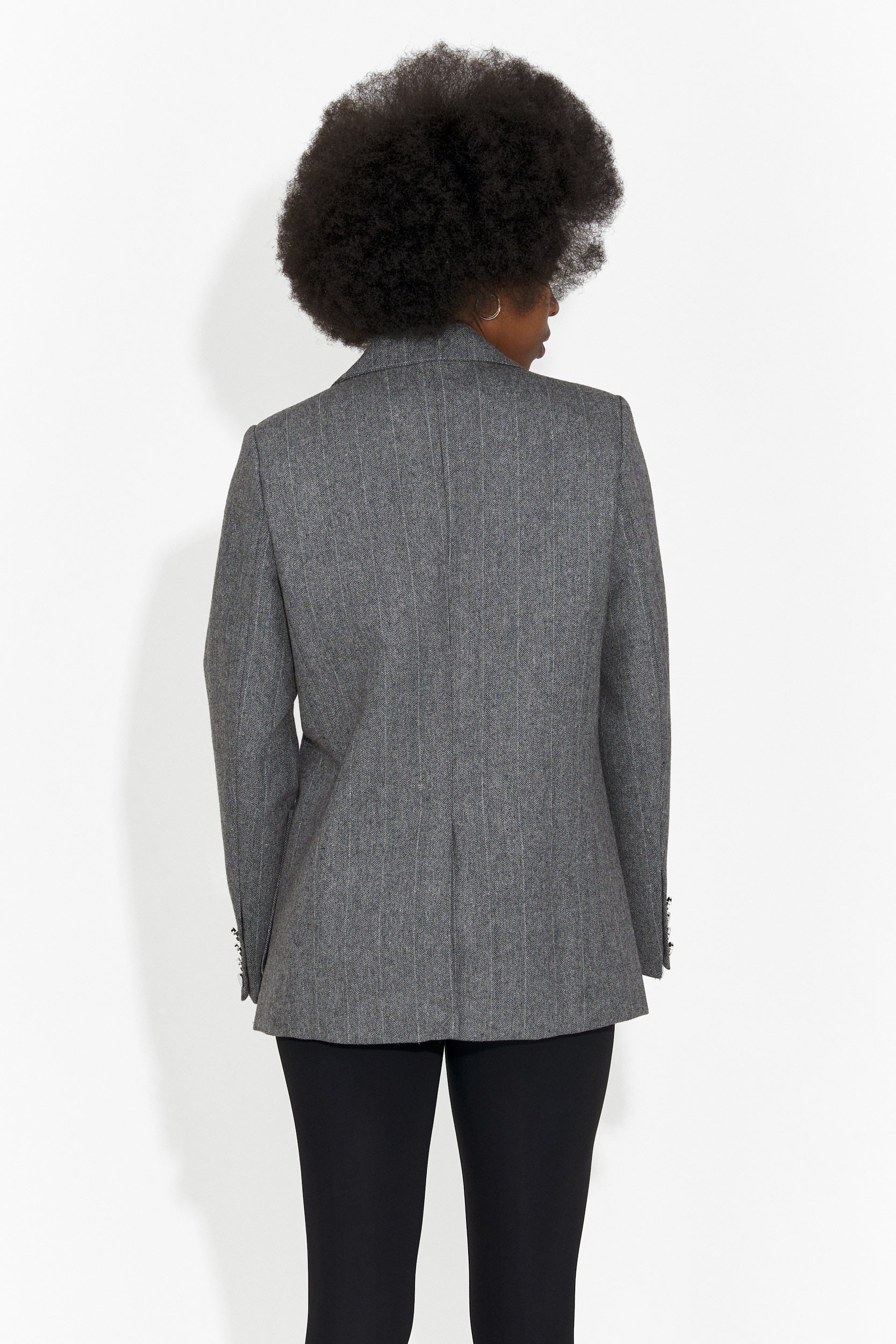 Sacou stofa elegant gri Andela Bogas