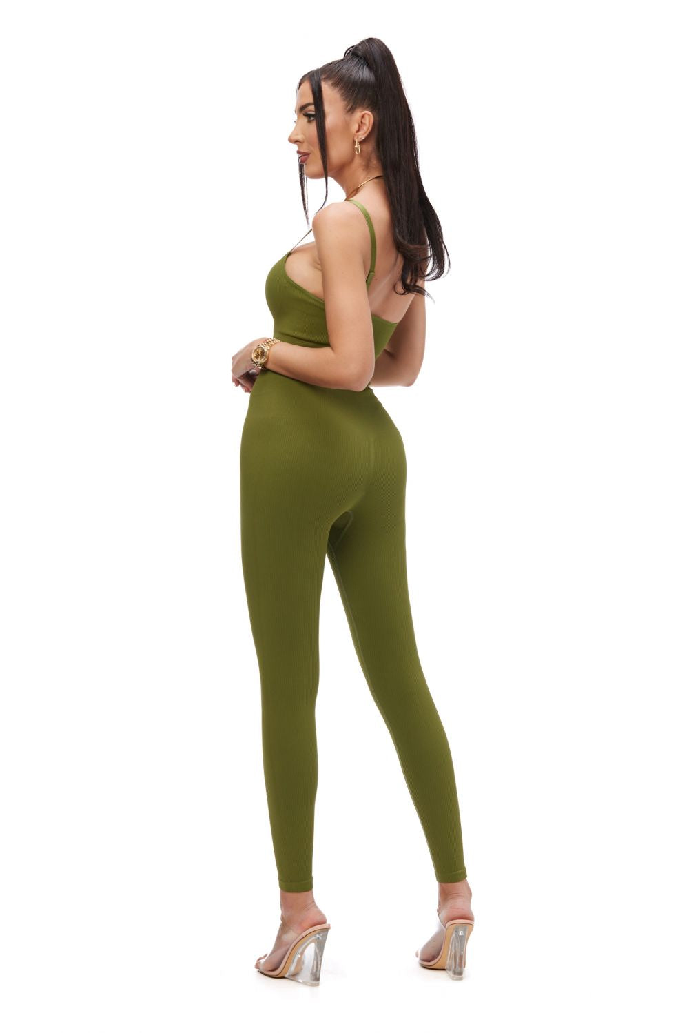 Ladies' casual khaki modeling overalls Simplisima Bogas