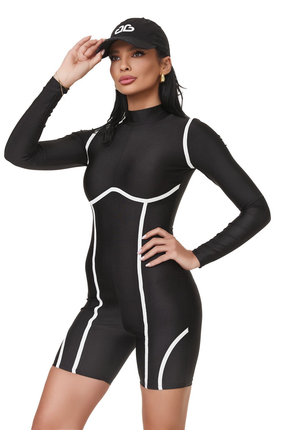 Salopeta dama casual neagra Mesiv Bogas