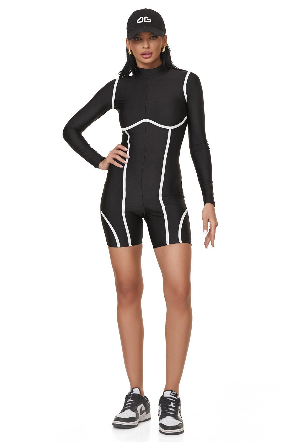 Salopeta dama casual neagra Mesiv Bogas