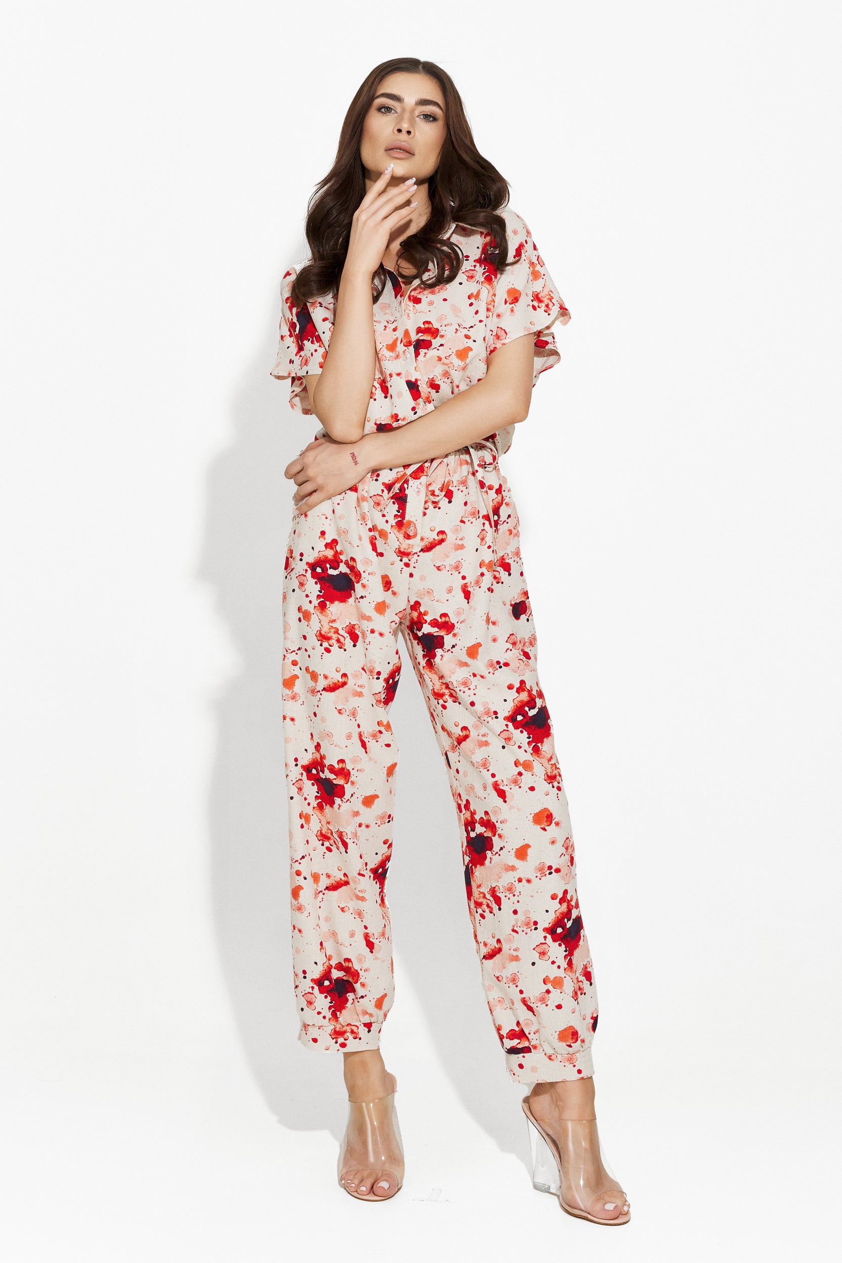 Tanysa Bogas casual overalls pink lady