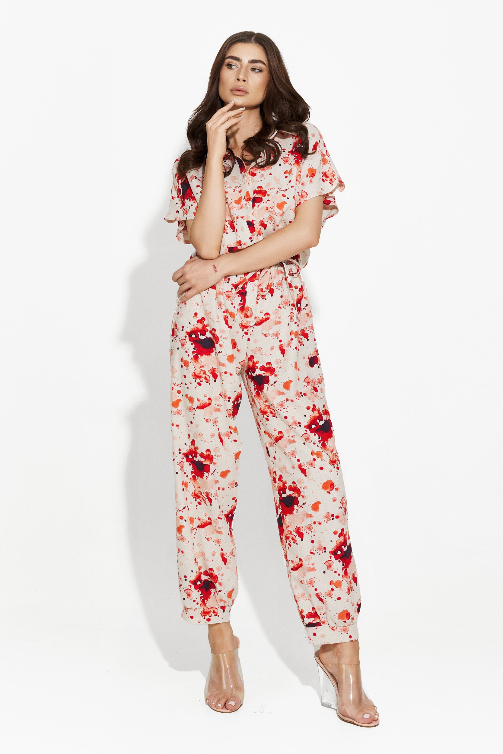 Tanysa Bogas casual overalls pink lady