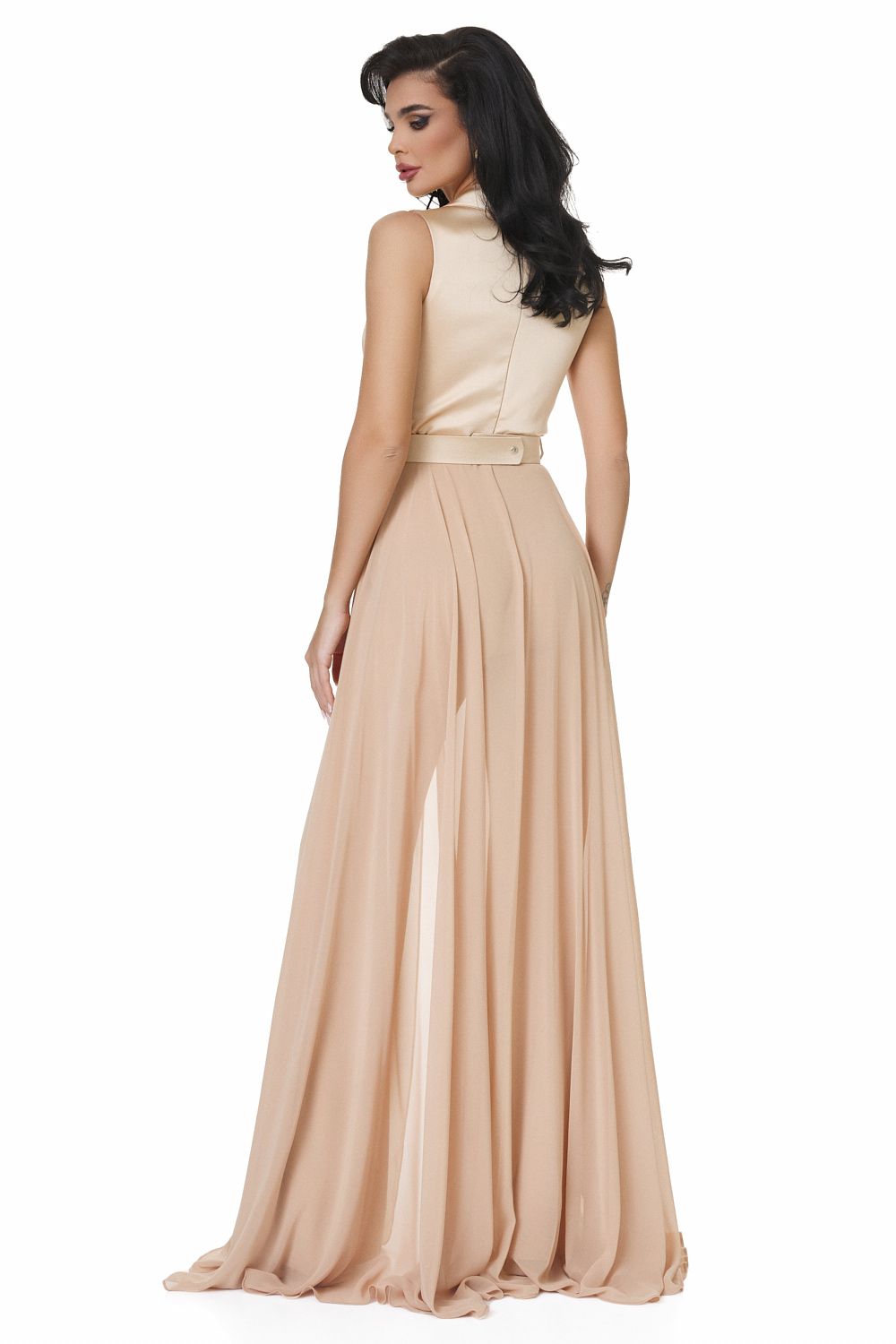 Ladies elegant beige overalls Gidisa Bogas
