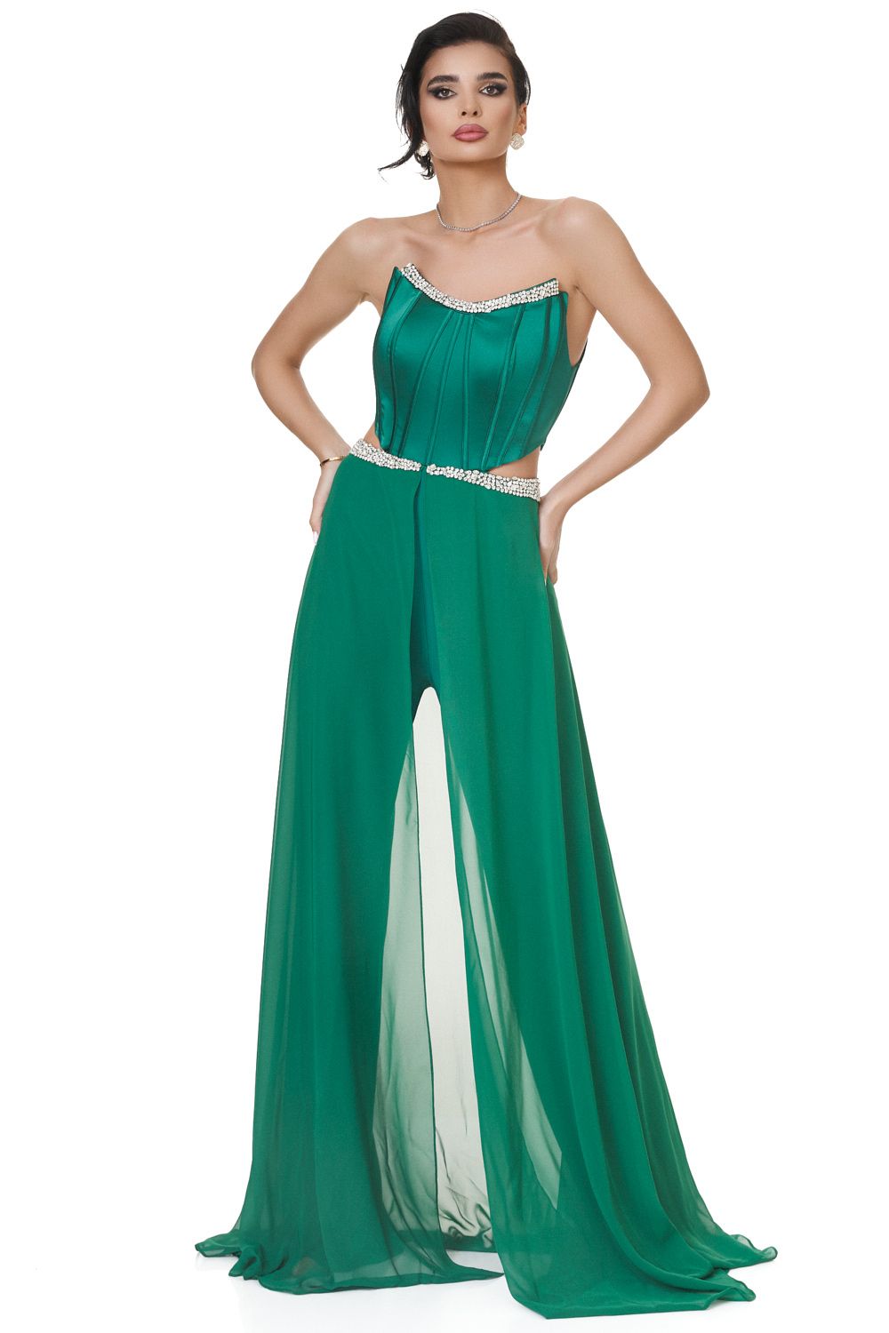 Elegant green ladies overalls Gondasa Bogas