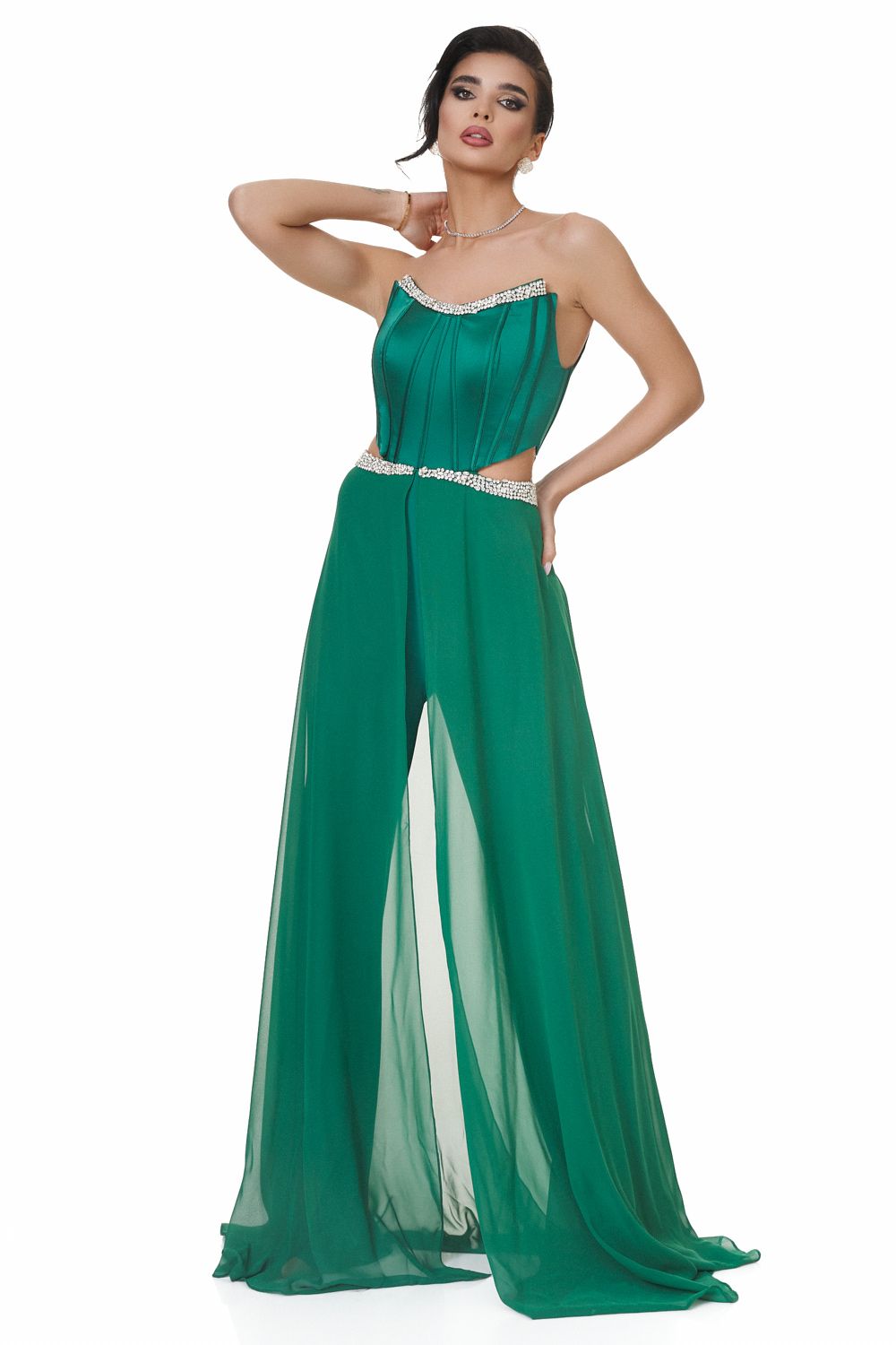 Elegant green ladies overalls Gondasa Bogas
