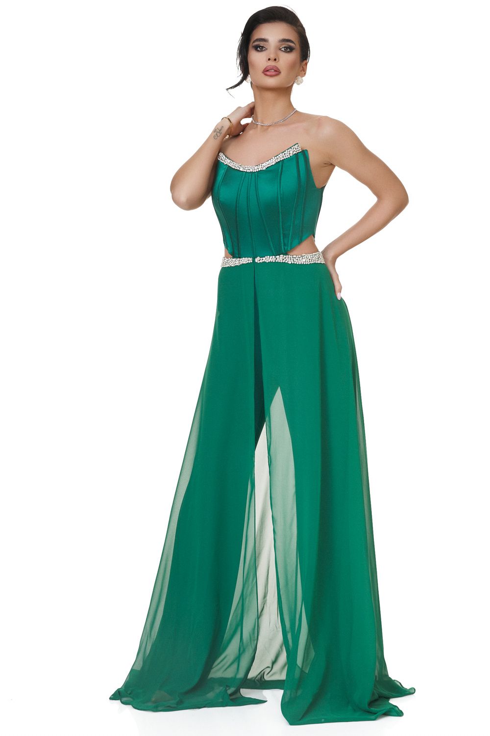 Elegant green ladies overalls Gondasa Bogas