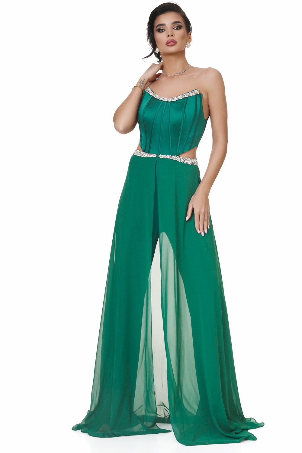 Elegant green ladies overalls Gondasa Bogas