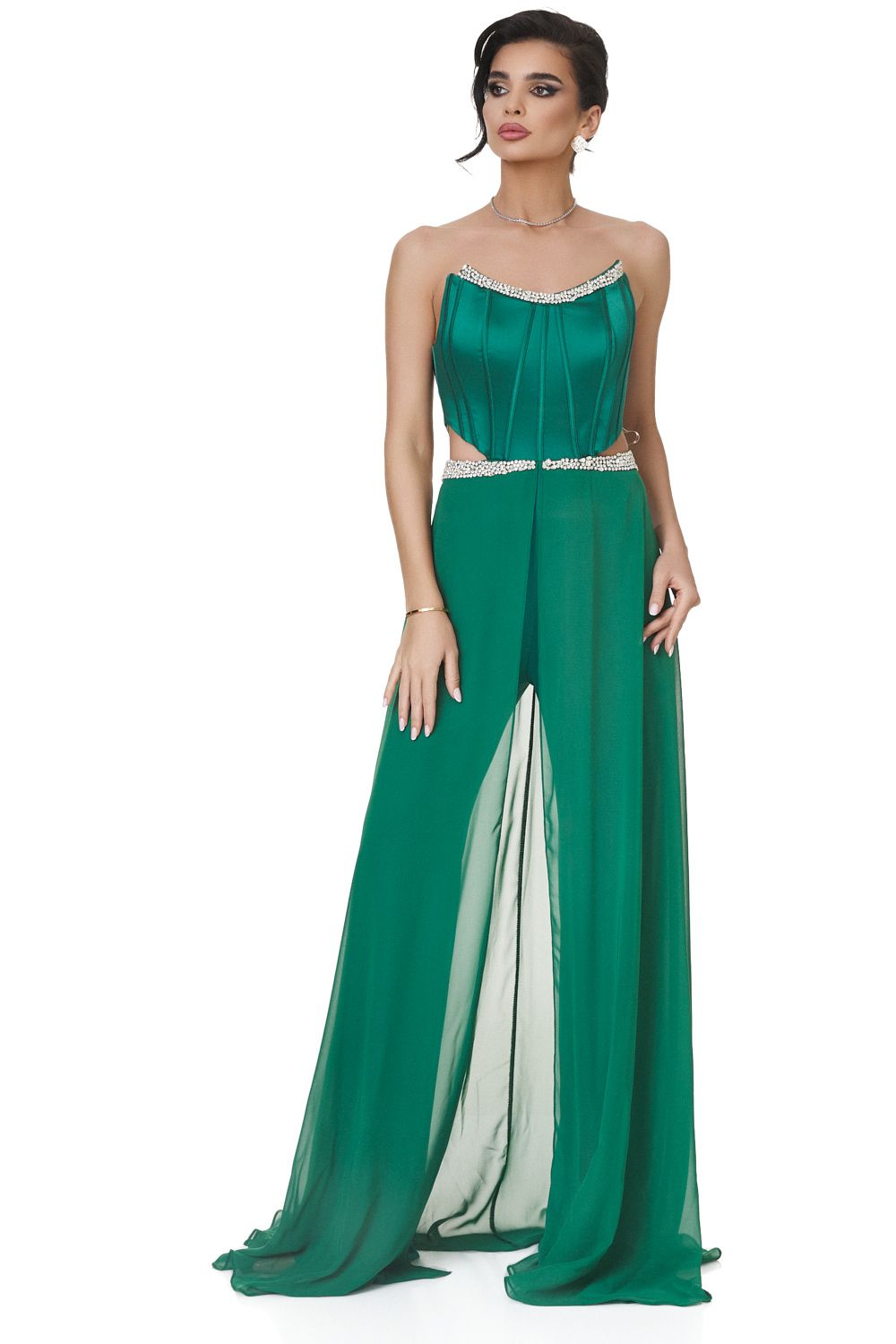 Elegant green ladies overalls Gondasa Bogas