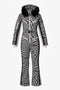 Kiori Bogas Casual Ski Jumpsuit White Black