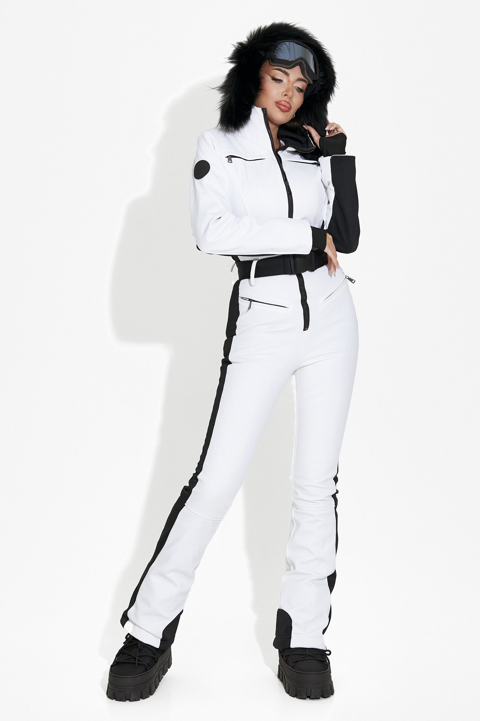 Salopeta ski casual alba Chery Bogas