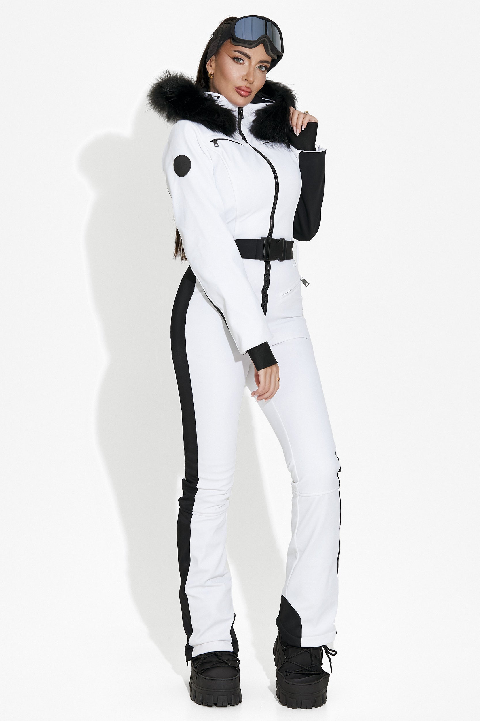 Salopeta ski casual alba Chery Bogas