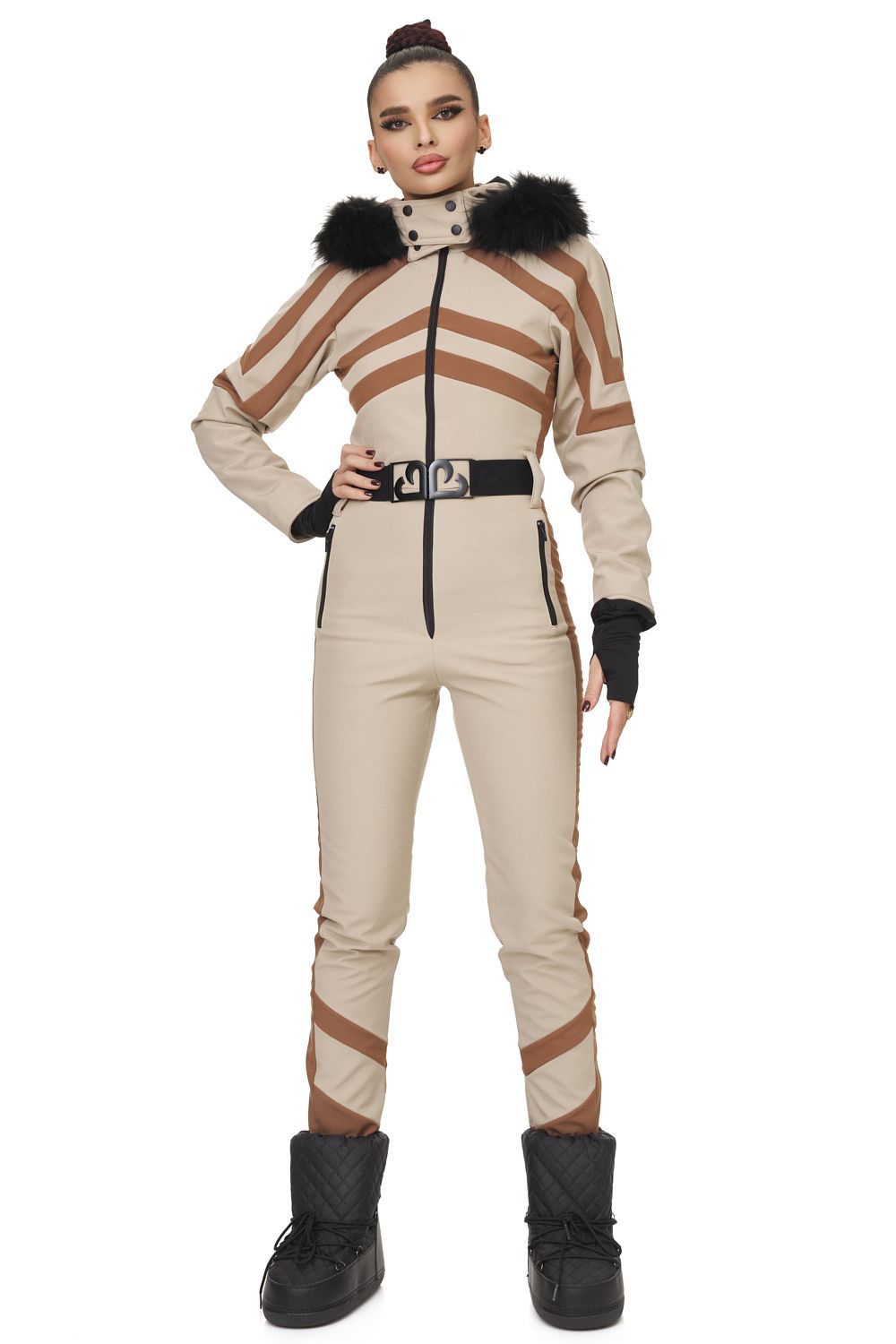 Meyba Bogas beige casual ski overalls