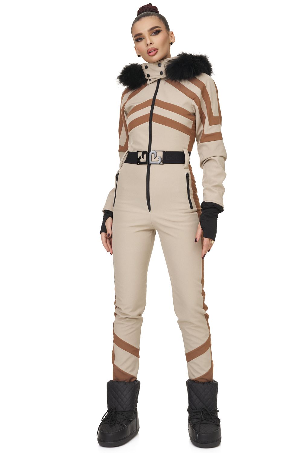 Meyba Bogas beige casual ski overalls