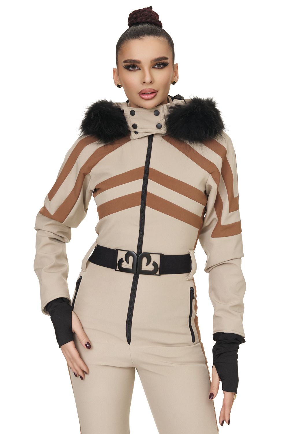 Meyba Bogas beige casual ski overalls