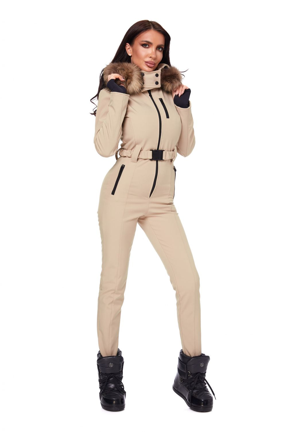 Salopeta ski casual bej Sydona Bogas