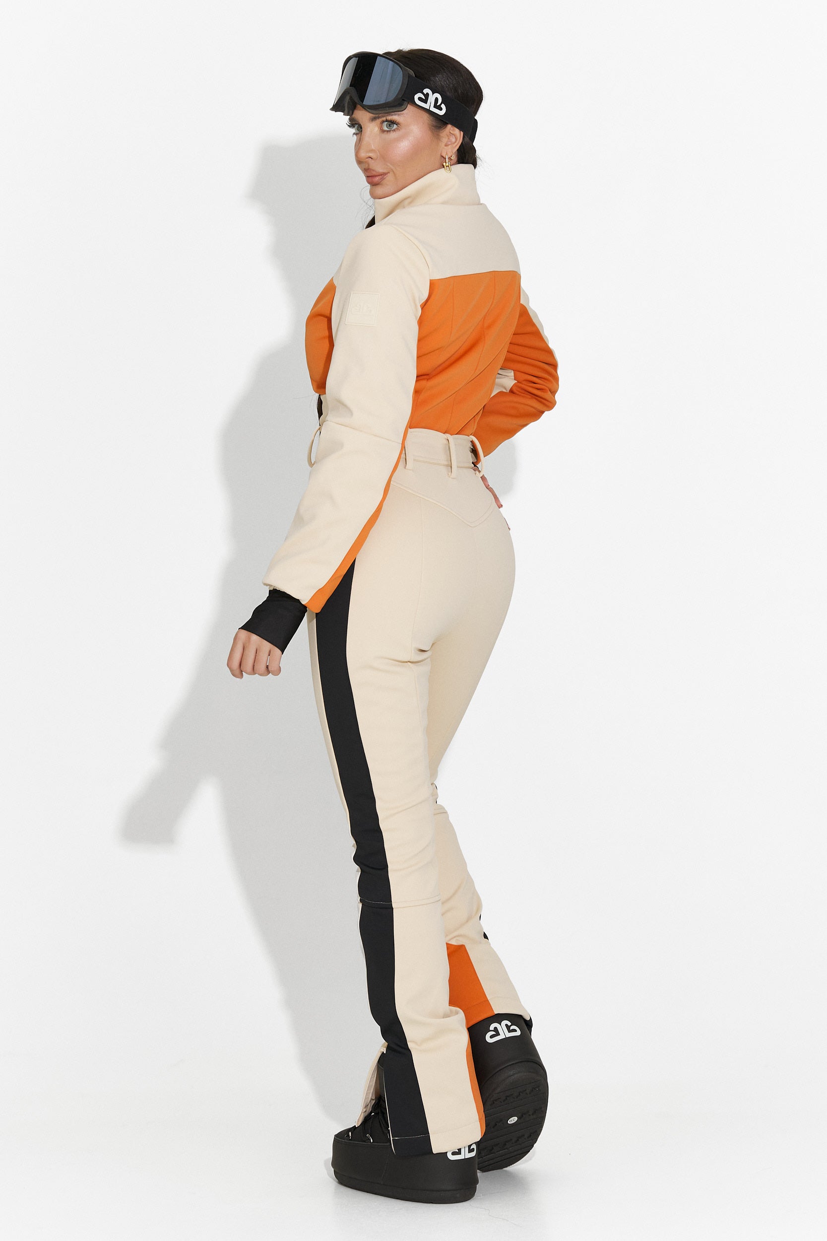 Salopeta ski casual bej Vernoa Bogas