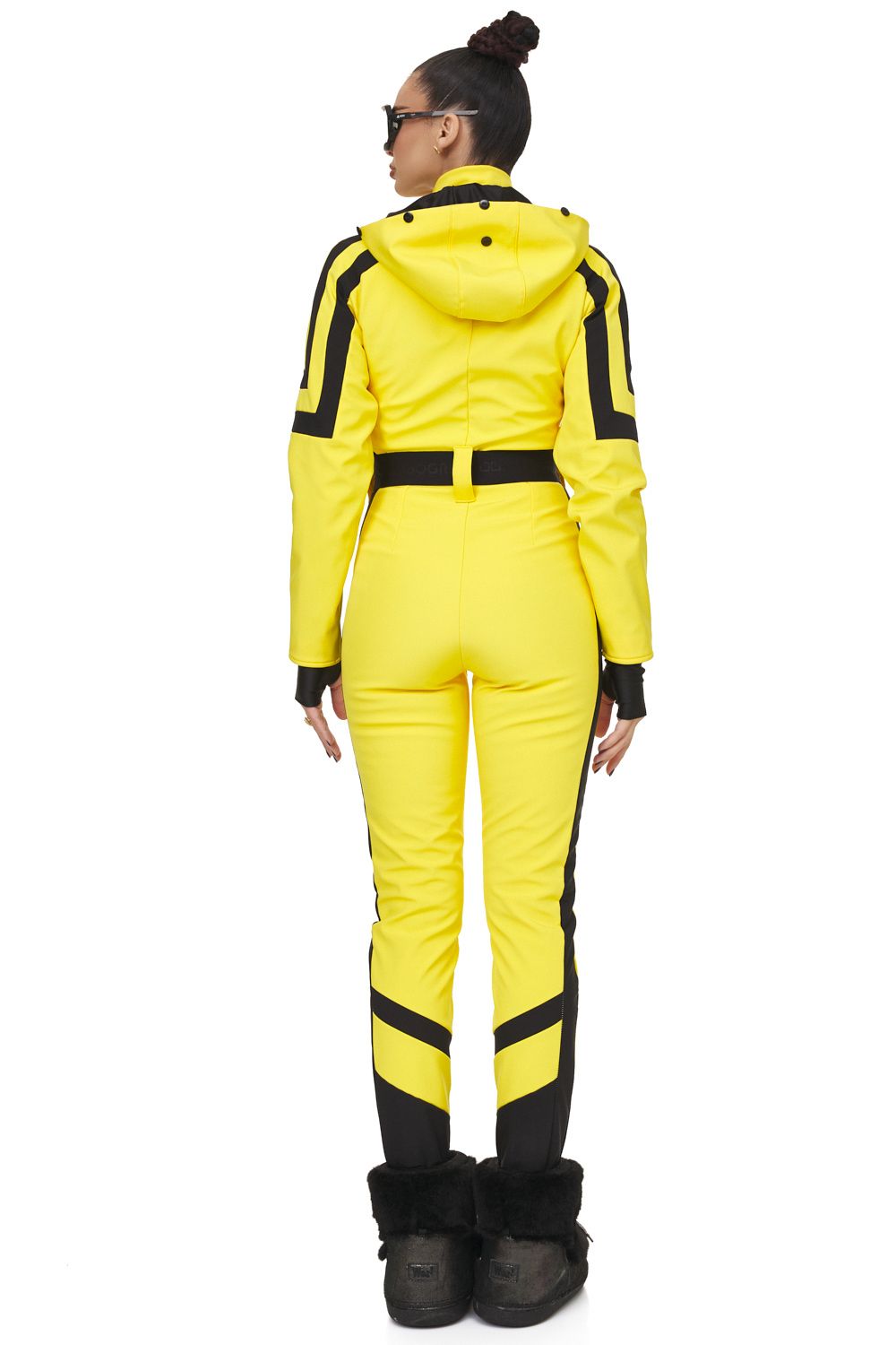 Salopeta ski casual galbena Abyem Bogas