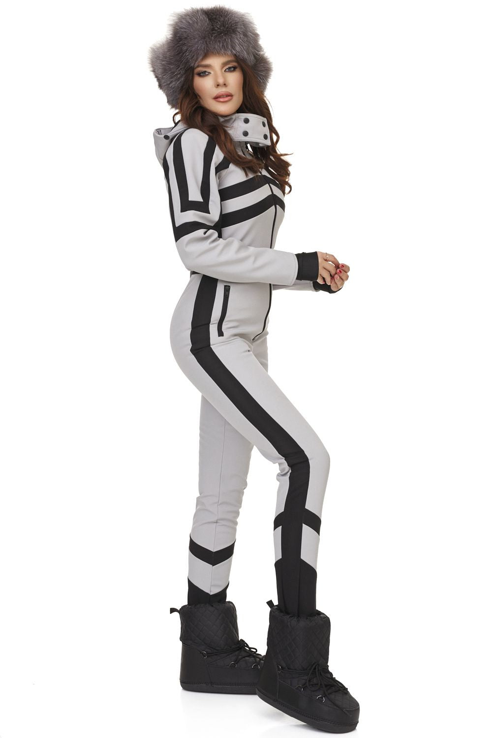 Abyem Bogas grey casual ski overalls