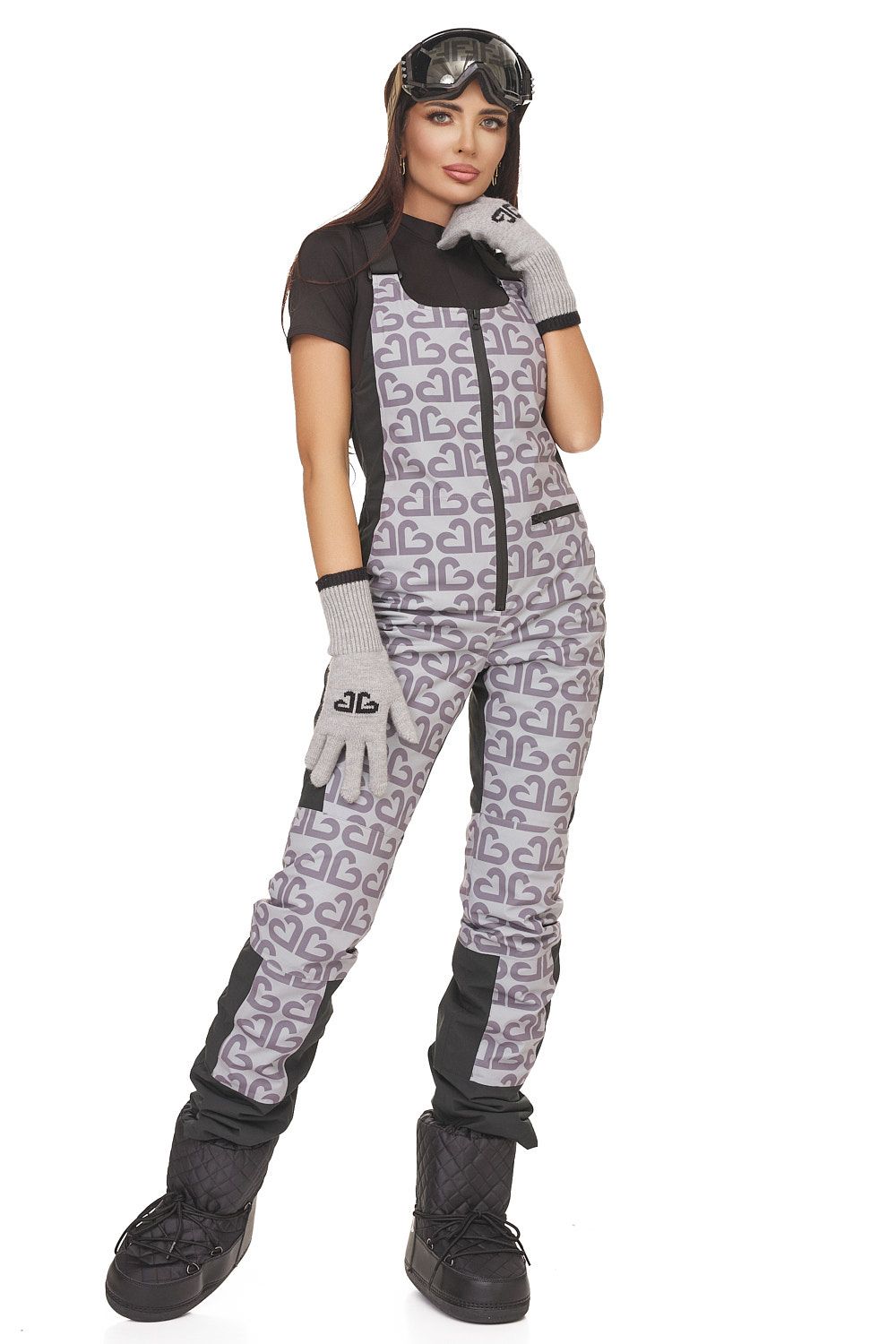 Costum ski casual gri Senileda Bogas