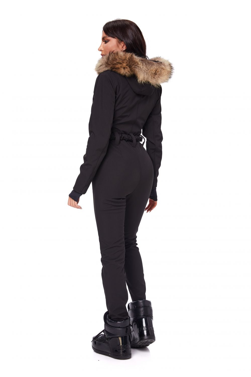 Sydona Bogas black casual ski overalls