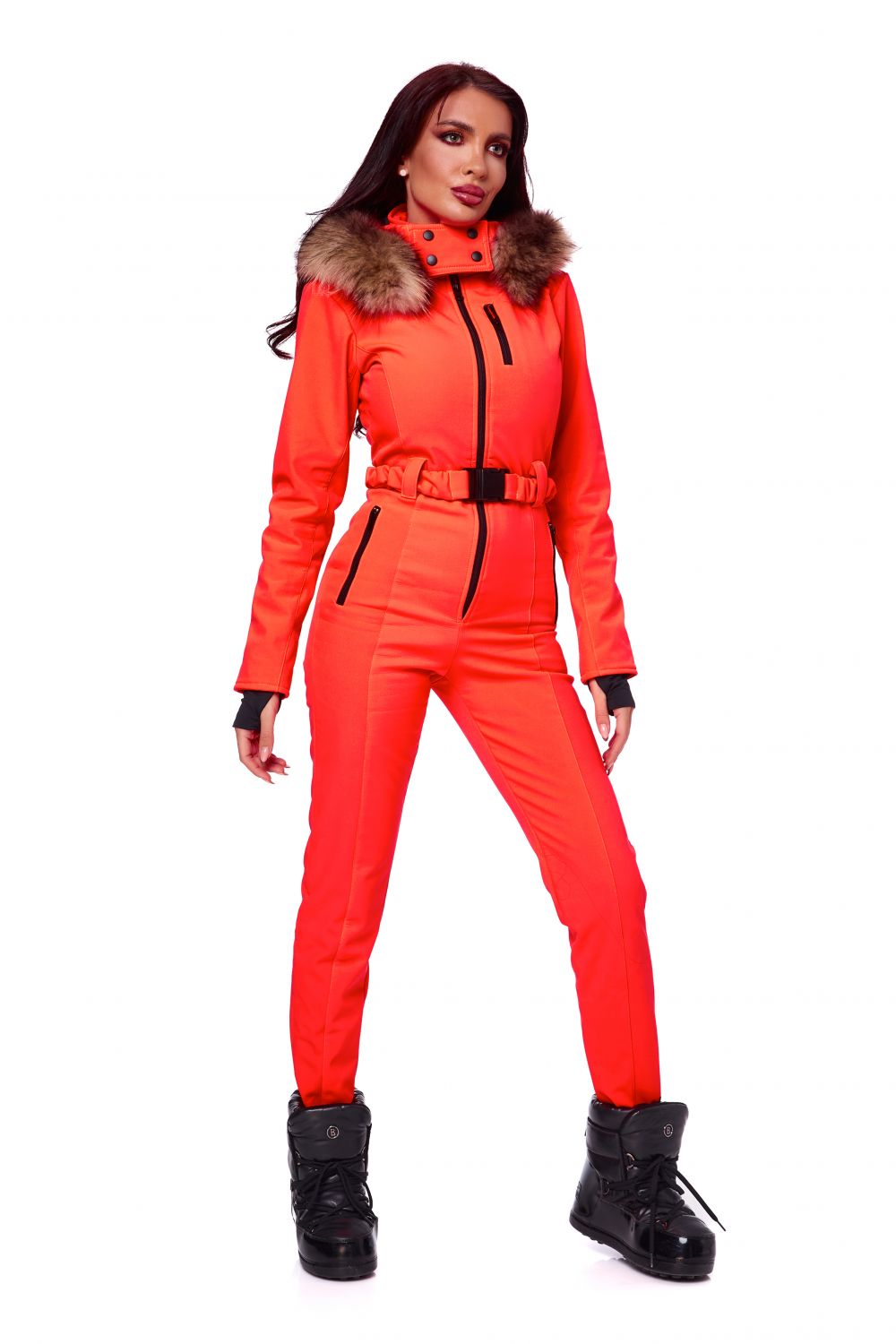 Salopeta ski casual portocalie Sydona Bogas
