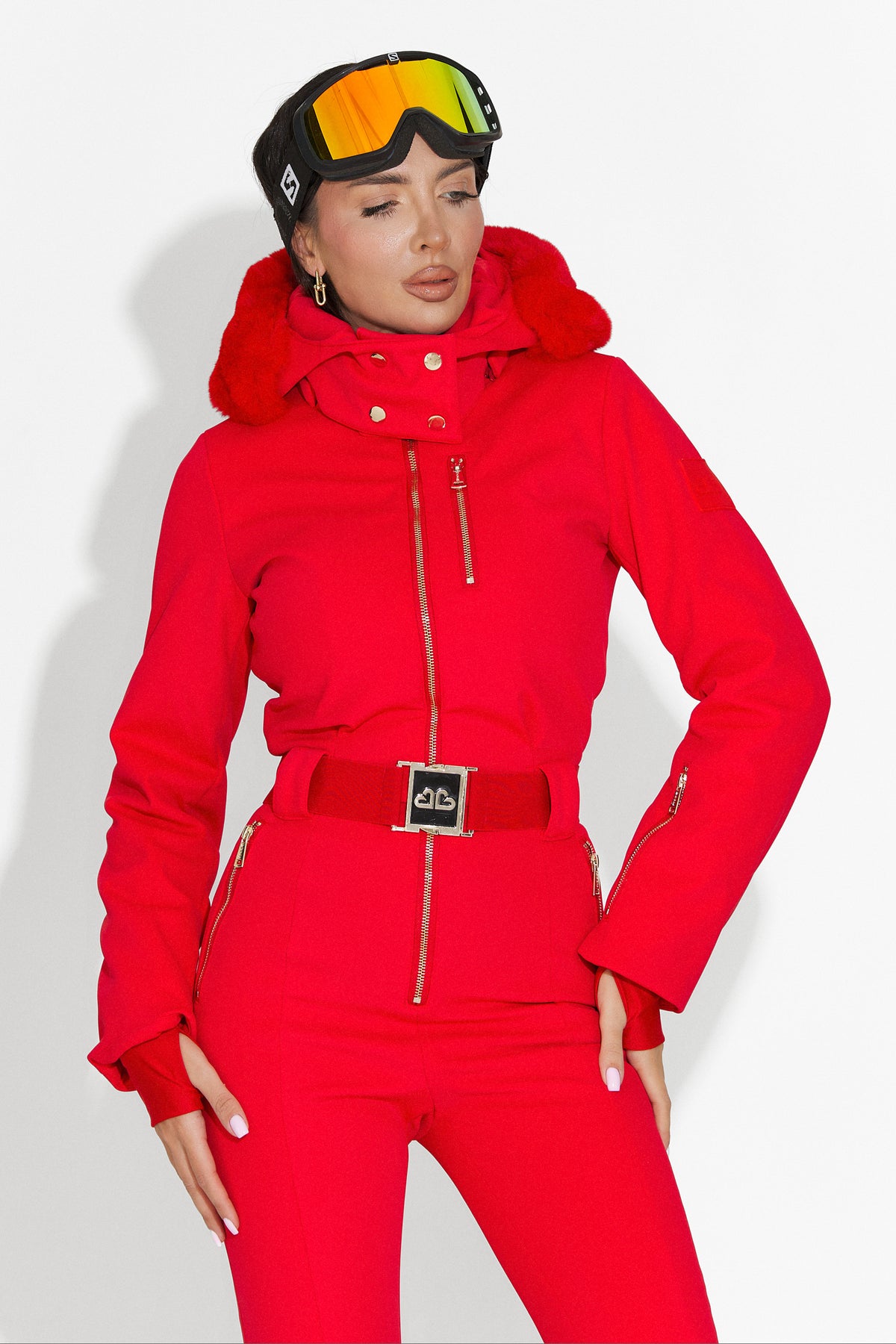 Salopeta ski casual rosie Frosina Bogas, imaginea 12 din 12