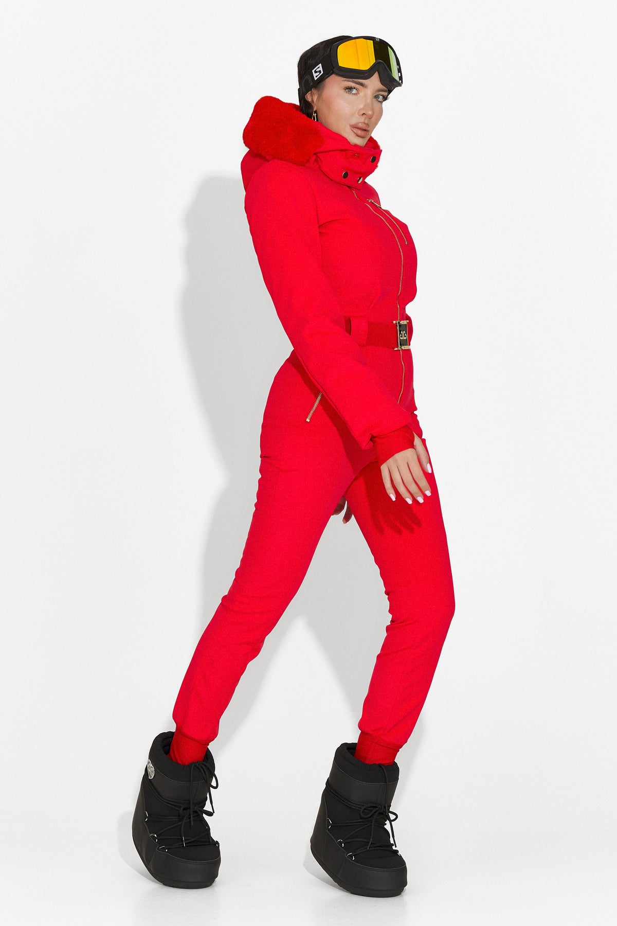 Salopeta ski casual rosie Frosina Bogas, imaginea 10 din 12