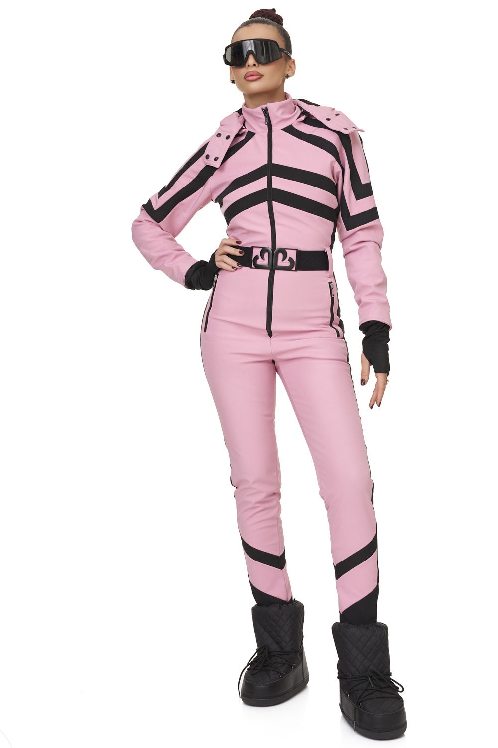 Salopeta ski casual roz Abyem Bogas