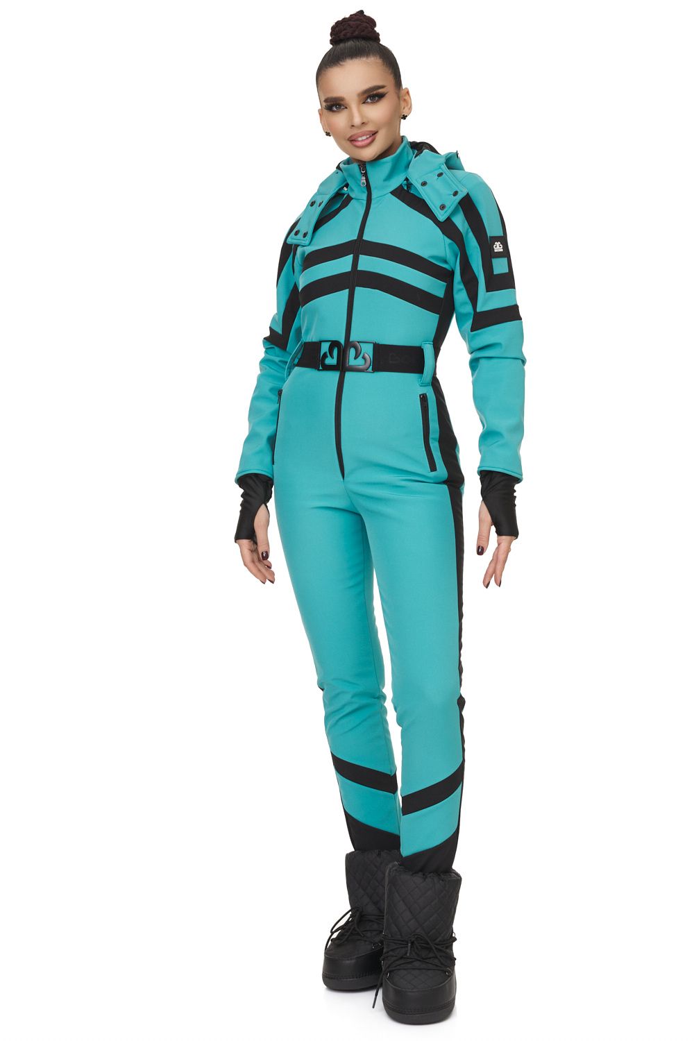 Salopeta ski casual turcoaz Abyem Bogas